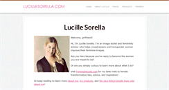 Desktop Screenshot of lucillesorella.com